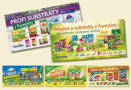 Prodejní regály Forestina